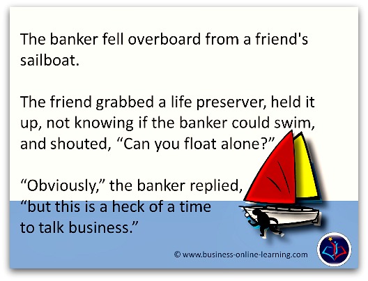 Business Humour Banker