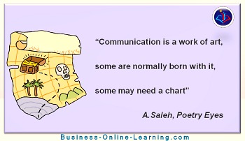 Business Online Learning Communication Quotes from A Saleh