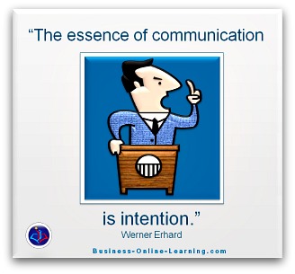 Werner Erhart: Quote on Communication Intent.