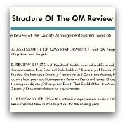 Quality Management Review Template