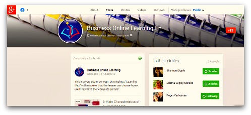 Google Plus Business Online Learning