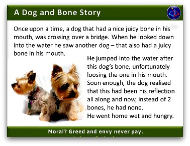Management Parable The Dog and The Juicy Bone