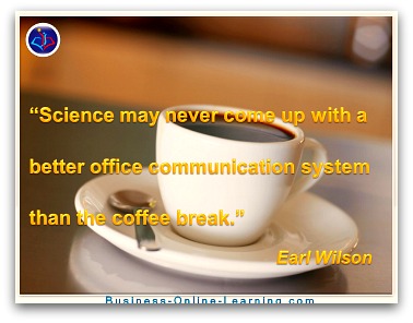 Coffee Break Quote on Communication by Wilson