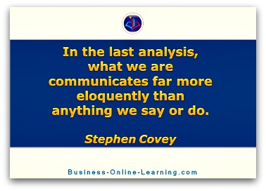 Quote by Steven Covey on the idea of communication and one's sense of oneself.