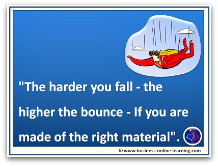 Quote on Your Personal Bounce back after a Fall